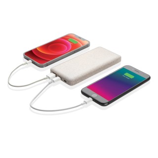 Powerbank 10.000 mAh  de paja de trigo